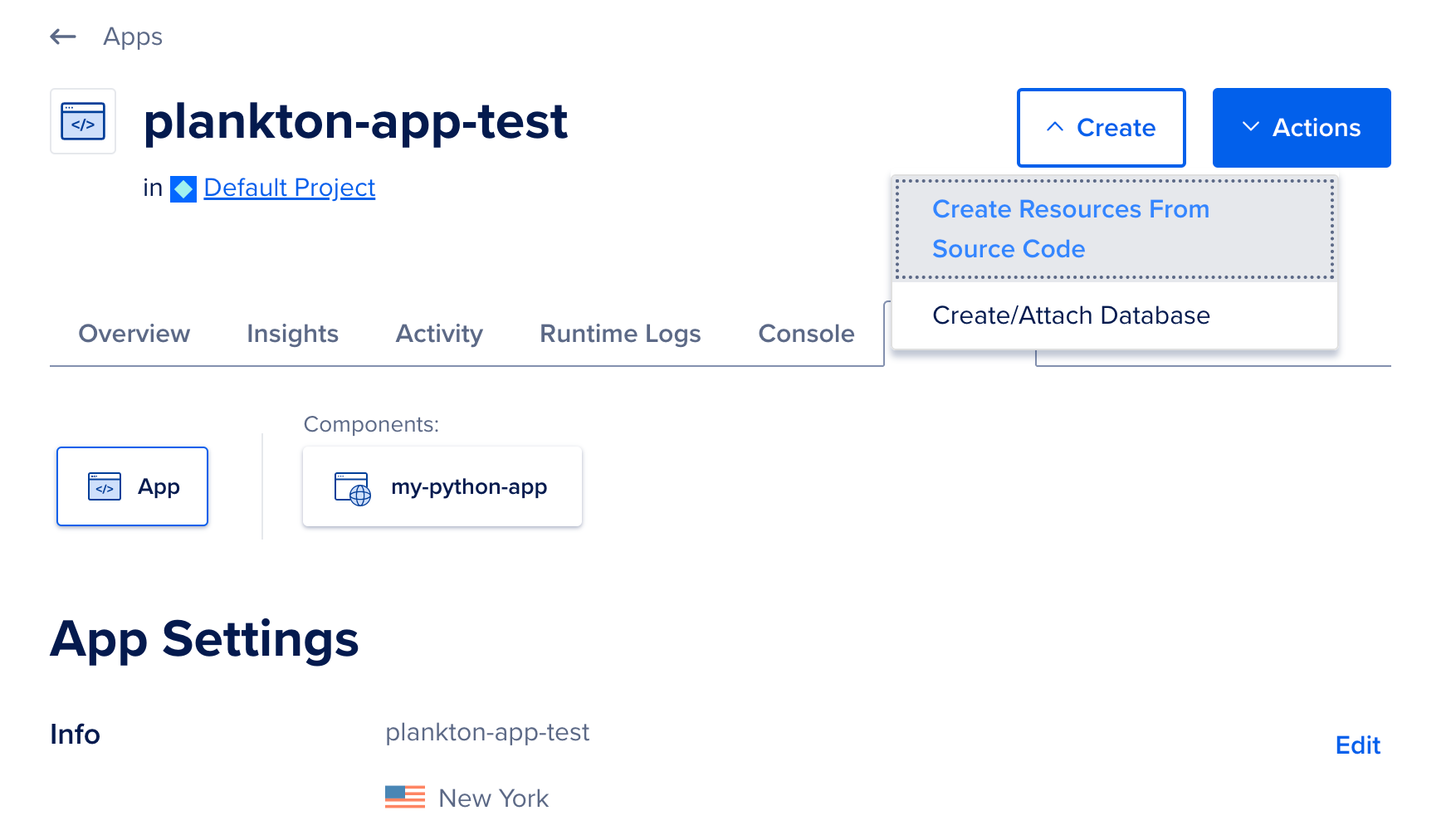 Component screen