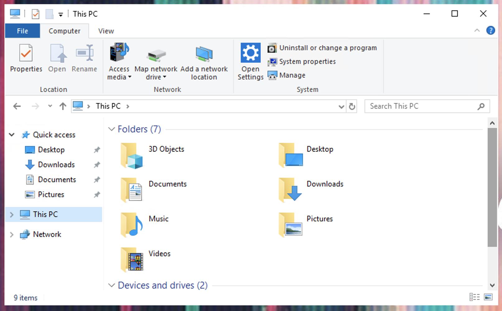 File explorer